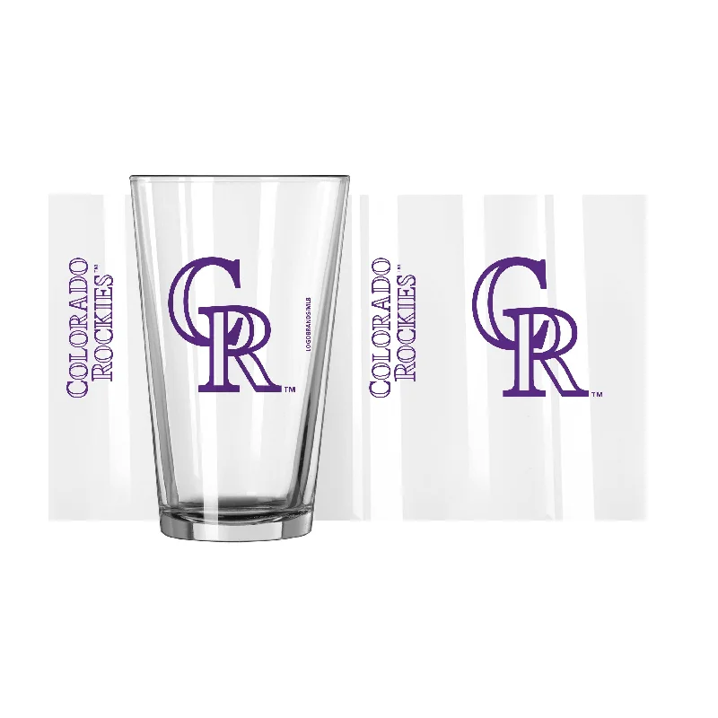 Colorado Rockies 16oz Gameday Pint Glass