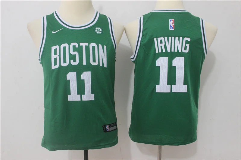 Celtics 11 Kyrie Irving Green Youth Swingman Basketball Jersey