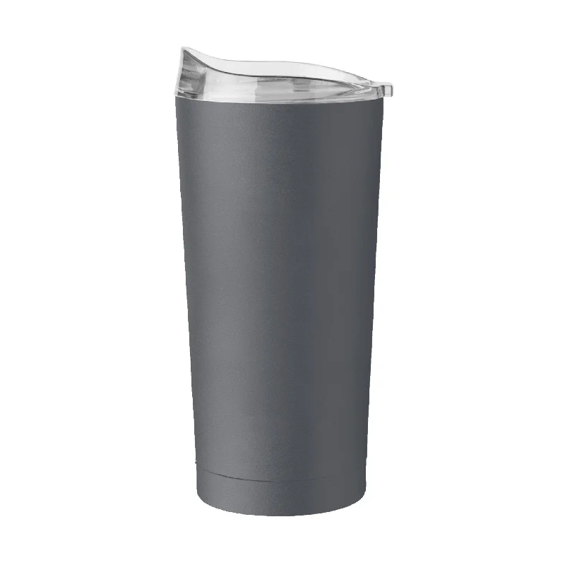 Plain Charcoal 20oz Powder Coat Tumbler