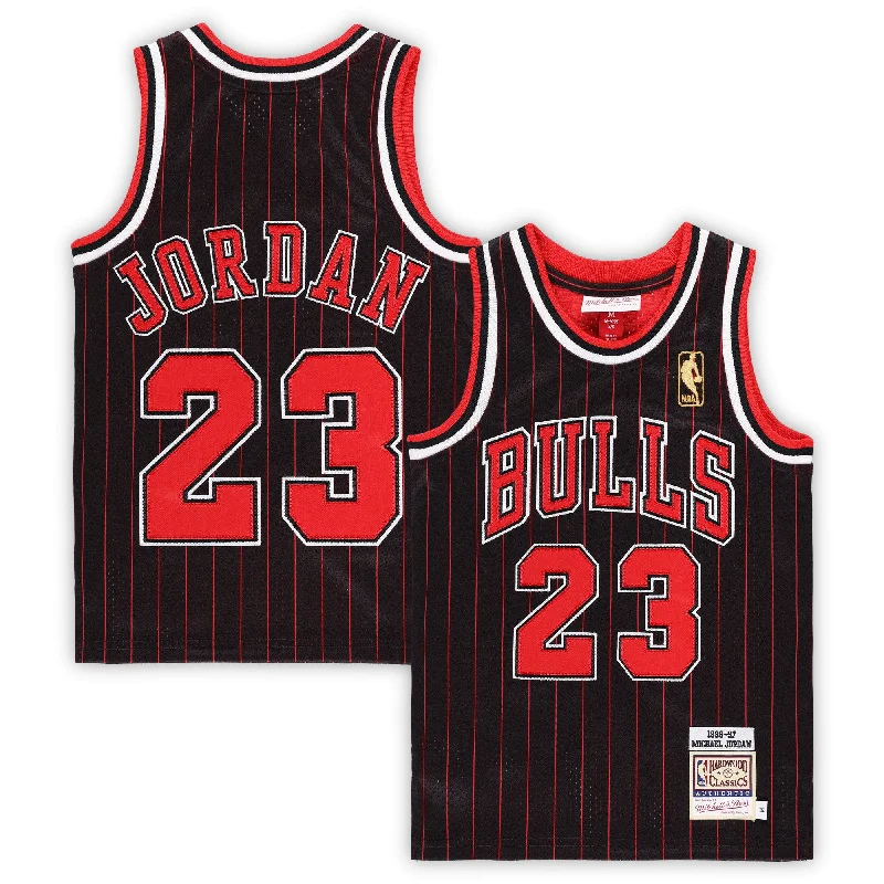 Michael Jordan Chicago Bulls Preschool 1996/97 Hardwood Classics Basketball Jersey - Black