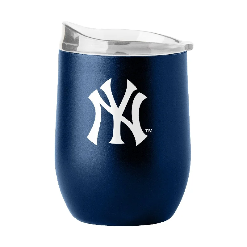 New York Yankees 16oz Flipside Powder Coat Curved Beverage