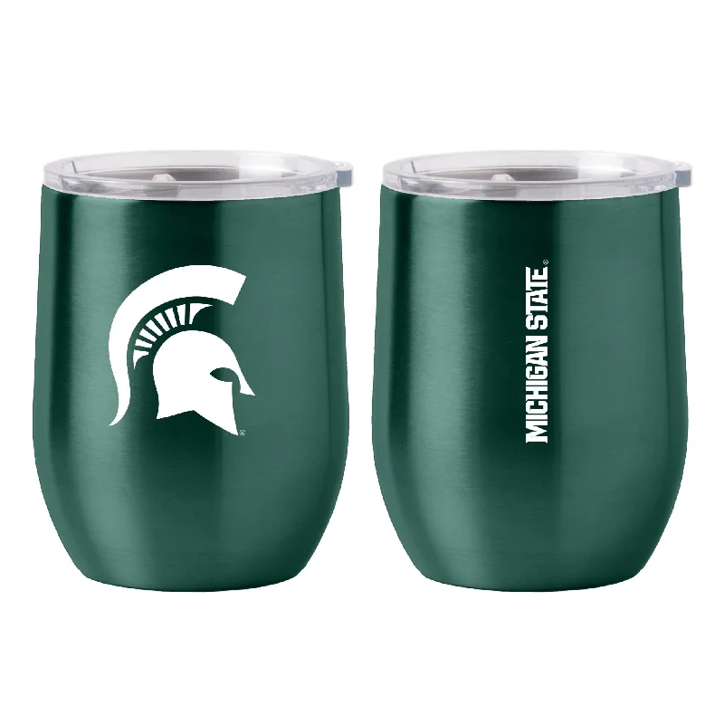 Michigan State 16oz Gameday Stainless Curved Beverage