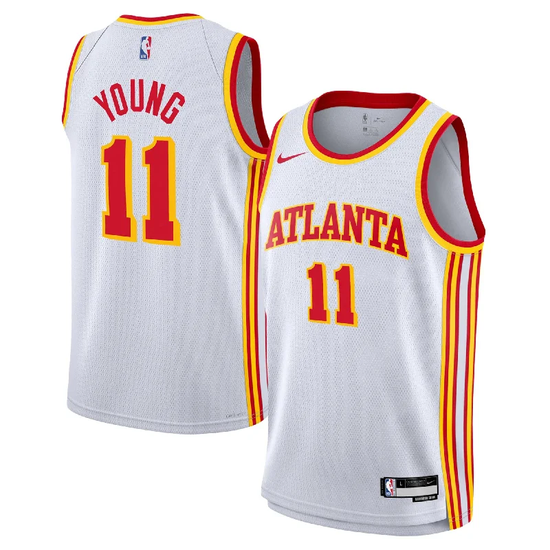 Trae Young Atlanta Hawks Youth Swingman Basketball Jersey - Association Edition - White