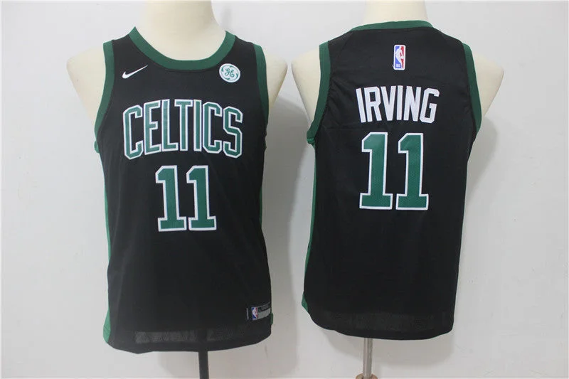 Celtics 11 Kyrie Irving Black Youth Swingman Basketball Jersey