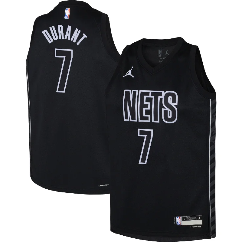 Kevin Durant Brooklyn Nets Jordan Brand Youth Swingman Basketball Jersey - Statement Edition - Black