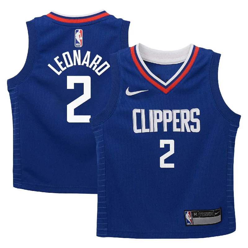 Kawhi Leonard La Clippers Preschool Dri-fit Swingman Player Basketball Jersey - Icon Edition - Royal