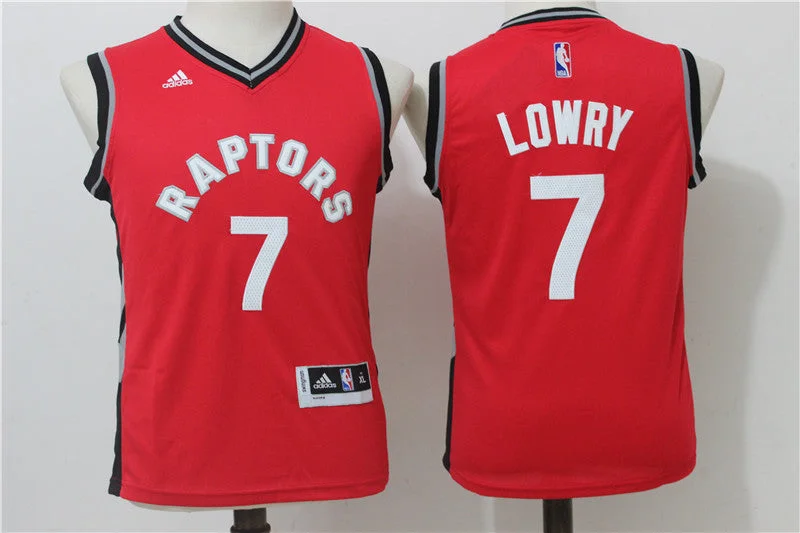 Raptors 7 Kyle Lowry Red Youth Swingman Basketball Jersey