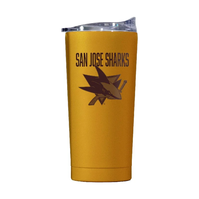 San Jose Sharks 20oz Huddle Powder Coat Tumbler