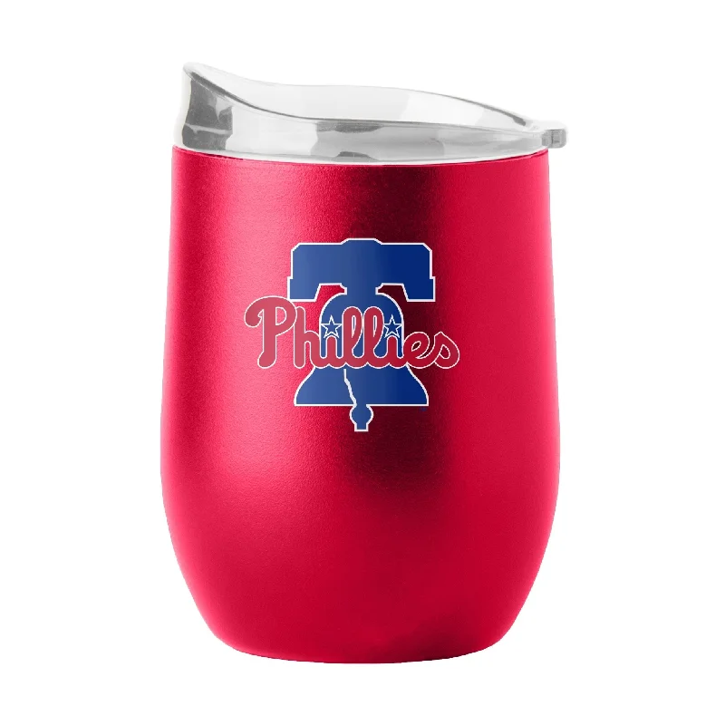 Philadelphia Phillies 16oz Flipside Powder Coat Curved Beverage