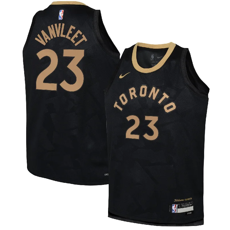 Fred Vanvleet Toronto Raptors Youth 2022/23 Swingman Basketball Jersey - City Edition - Black