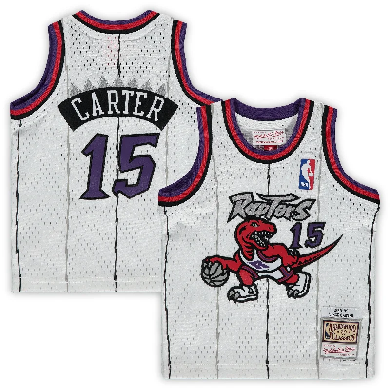 Vince Carter Toronto Raptors Infant 1998/99 Hardwood Classics Player Basketball Jersey - White