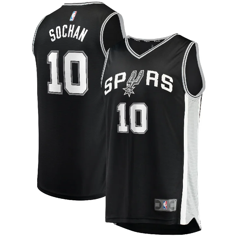 Jeremy Sochan San Antonio Spurs Branded Youth 2022 Draft First Round Pick Fast Break Basketball Jersey - Icon Edition - Black