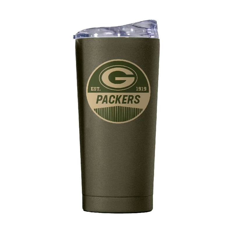 Green Bay Packers 20oz Badge Powder Coat Tumbler