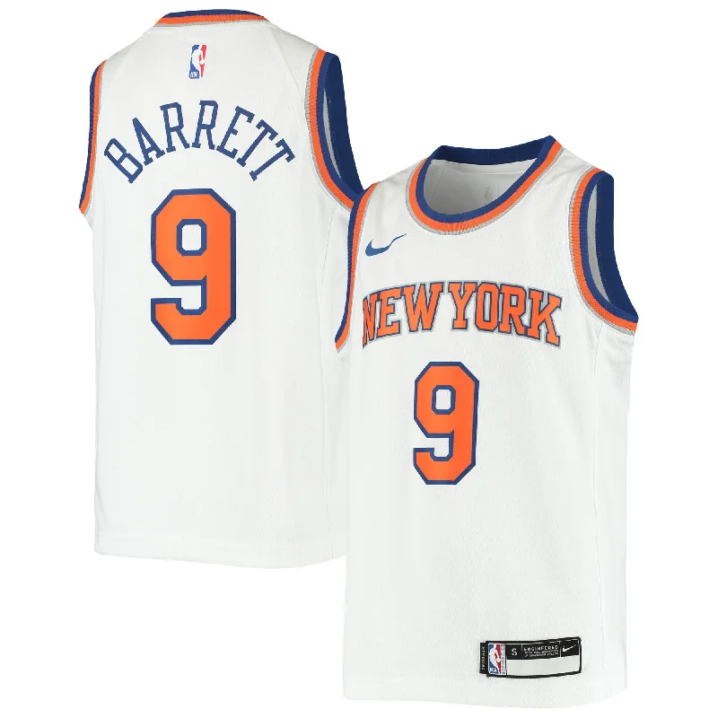 Rj  New York Knicks Youth Swingman Basketball Jersey - Association Edition - White